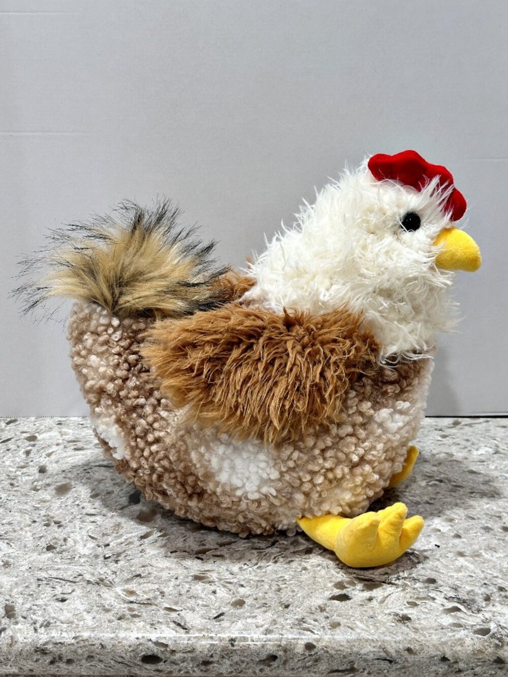 Walmart Rooster Plush 15 Inch Stuffed Chicken Hen Farm Animal Shaggy 2023 09/23